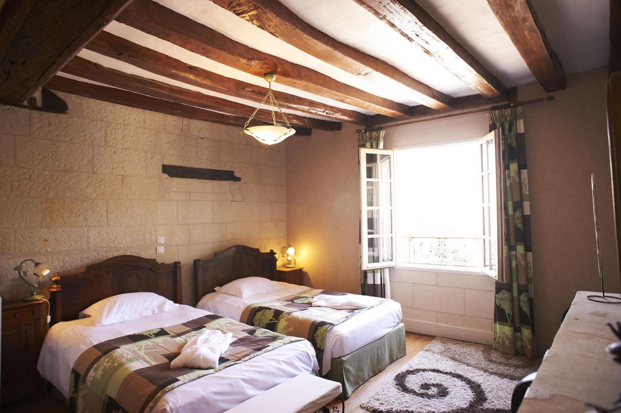 Logis Hotel Le Bussy Montsoreau Bagian luar foto